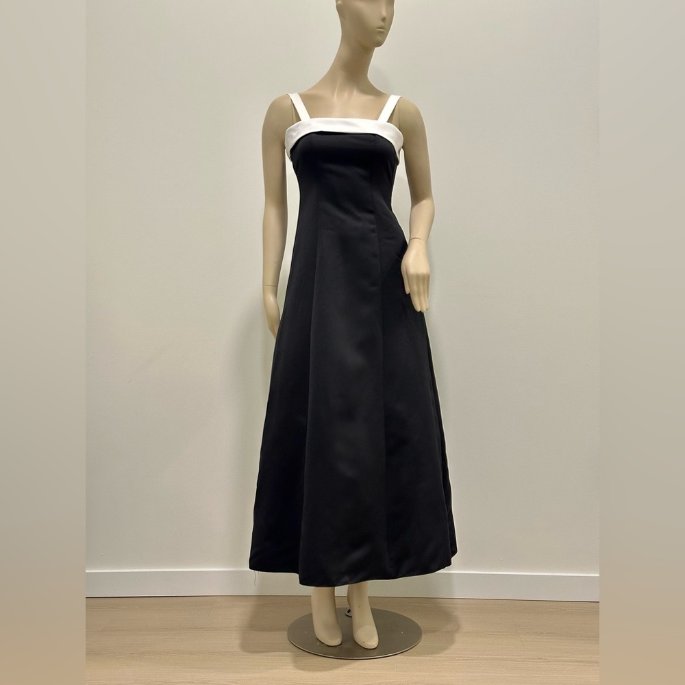 Roberta Bridal Black & White Gown